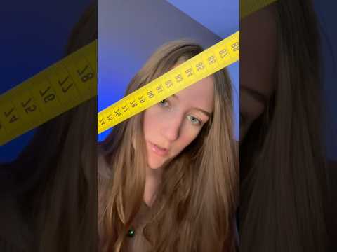 Asmr measuring you 📐 #asmr #fastasmr #asmrmeasuring #relax
