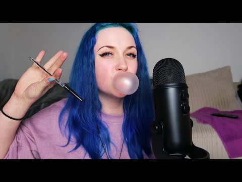 ASMR Let’s Write | Gum Chewing & Bubble Blowing