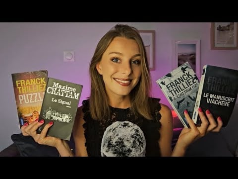 ASMR - Mes THRILLERS PRÉFÉRÉS 🖤  (chuchotements)