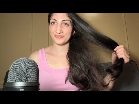 ASMR| BRUSHING MY LONG HAIR