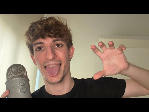 ASMR Spit Painting Masculino | Pintando la Carita con Saliva y Sonidos de Boca