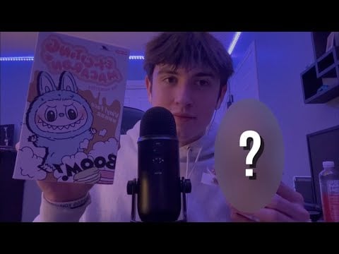 ASMR Labubu unboxing + up close whisper ramble