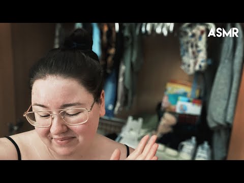 ASMR Tapping & Scratching i min sons garderob 👕👖 (Lo-Fi ASMR)