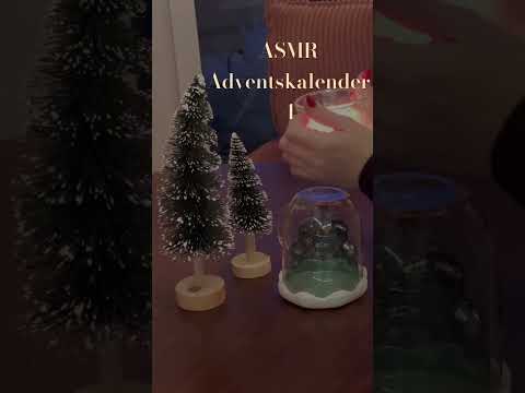 ASMR Adventskalender 4 🎄 #glasstapping #glassound #GermanASMR #christmas