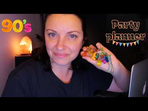 ASMR ITA 🎈Organizziamo insieme la tua festa anni '90 #roleplay