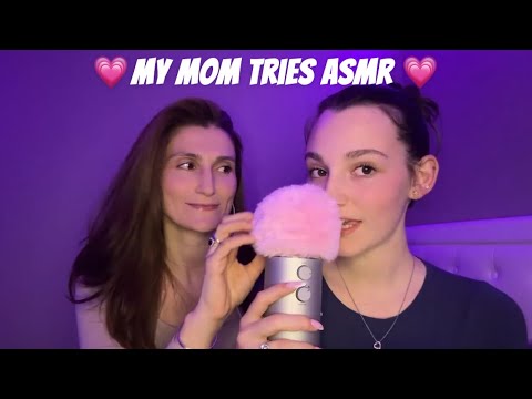 ASMR My mom tries ASMR 💗(Georgian trigger words 🇬🇪)