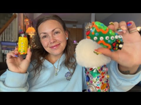 asmr/ the most CRISPY whispers (+ my first polymer clay craft)🔥👻 