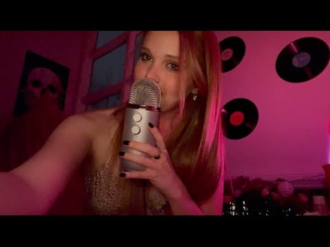 asmr pure whisper ramble (gum chewing)