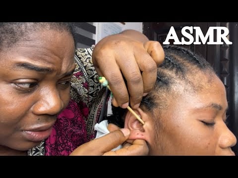 ASMR✨SATISFYING DEEP EAR NITPICKING CLEANING MASSAGE 