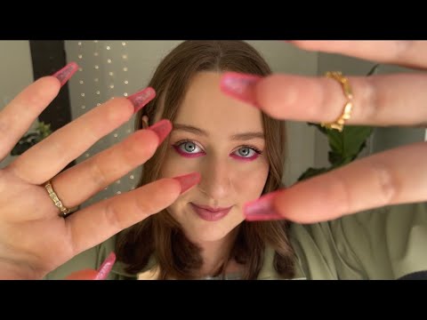 asmr hand movements & sounds + leather jacket sounds