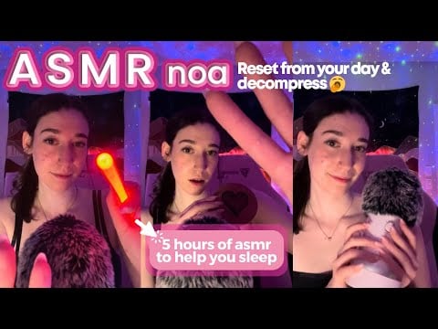 Whispering, Tingly Sounds, Tapping | EXTRA LONG ASMR to help you sleep & ease anxiety 💕| live #180