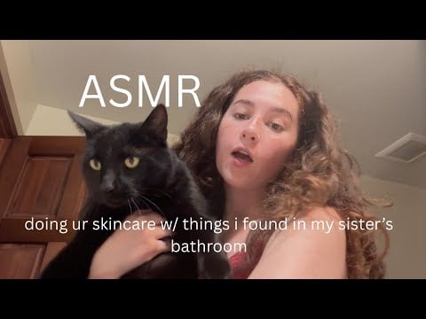 ASMR ~ doing ur skincare 🧴🫧🧼🛀 (on the camera, lofi, whisper)