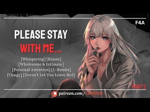 older clingy best friend smothers you with kisses and cuddles 💤 |F4A| intimate |L-bombs | ASMR gf