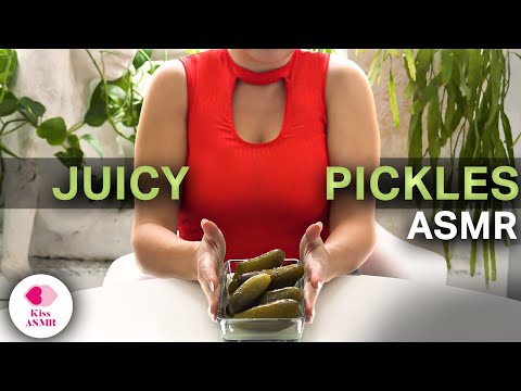 ASMR | Crunchy & Juicy Pickles (No Talking) Eating Sounds 4K