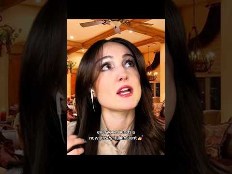 everyone needs a new jersey italian aunt 💅 #asmr