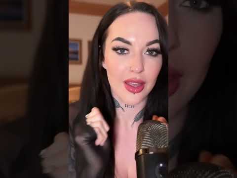 SOFT WORDS OF PRAISE ASMR  #asmr #mouthsounds #sleepaid #asmrsounds #latex #latexlook