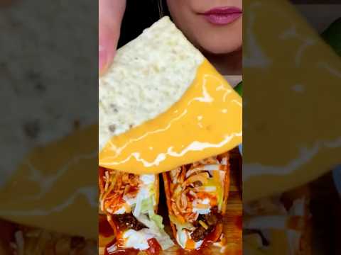 Who loves TACO Tuesday??😋 #asmr #food #tacos #ytviral