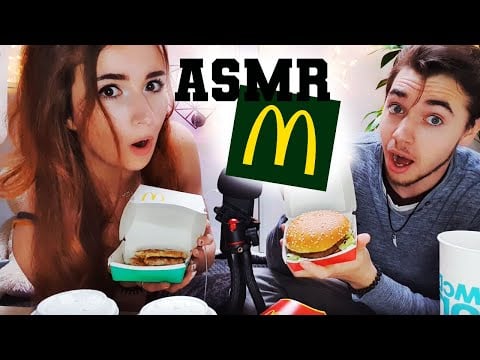ASMR dégustation McDo !! Miam  🍔🍔 feat @alteanne