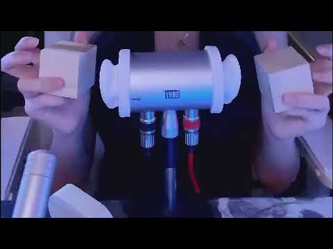 12 Triggers Ear Cleaning ASMR: Feather, Cotton Swabs, Puff & Ear Massage / 1Hr (No Talking)
