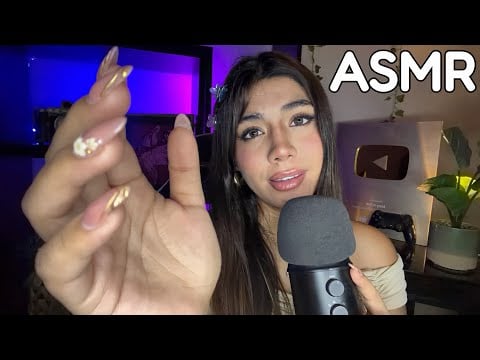 ASMR ESPAÑOL / MOUTH SOUNDS RELAJANTES + CANTANDO + REPITO MI INTRO + EFECTO PECERA