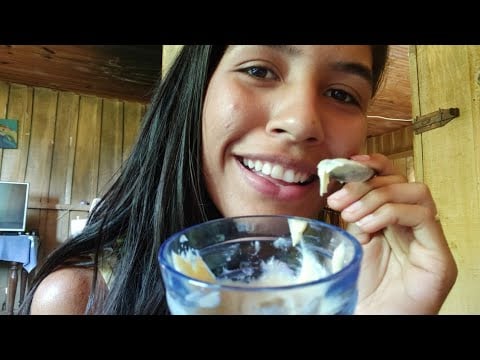 ASMR " COMENDO DOCE DE LEITE CASEIRO /sons de mastigação