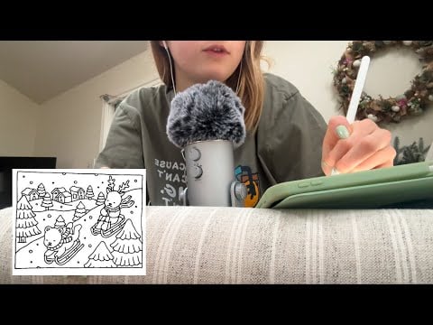 ASMR Coloring On My iPad 🖍️ (And Rambling)