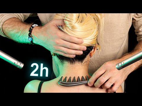 SPINE to SCALP Tingling Massage ASMR For Deep Sleep And Relaxation