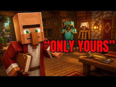 Minecraft ASMR: Villager Customizes Your Rarest Armor