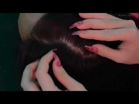 ASMR Head Scratching No Talking Tingling For Relaxation ( Asmr Real Person )