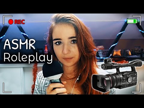 ASMR Roleplay journaliste 😎 Tu es une Star et je T'INTERVIEW