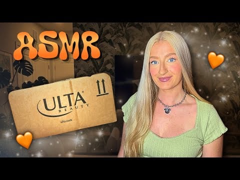 ASMR Ulta Beauty Haul ✨🧡 Makeup, Skincare, Fun Freebies + New Fave Perfume 💤 (Whispered) 