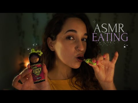 ASMR Comiendo dulces (chuches) | Mouth Sounds  y susurros