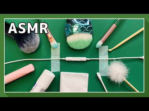 ASMR Earphone mic triggers in 10 minute(No talking)