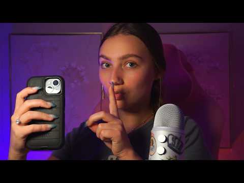 iPhone ASMR 🤳✨ | 10 minutes of tapping, scratching, and lazy mouth sounds (No Talking)