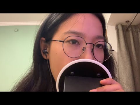 ASMR ear licking but covering mouth version