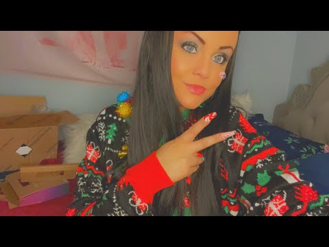 ASMR gift exchange w/ ASMRLove + reading you a Christmas book🎄