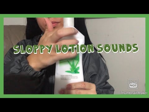 Lotion sounds with hand movement || ASMR