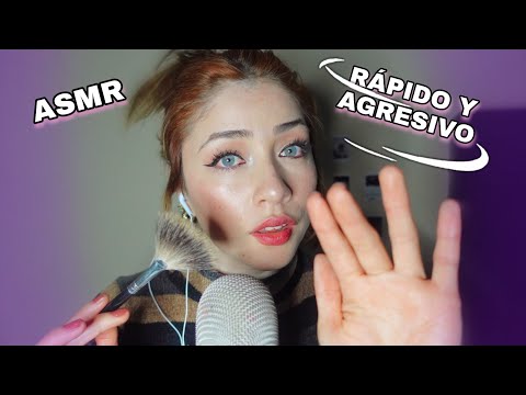 ASMR rapido y agresivo | Mouth sounds, cosquillas extremas 🤤