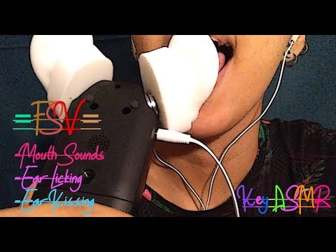 ASMR MOUTH SOUNDS, EAR LICKING, EAR KISSING [FSV] || ASMR by KeY ||