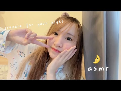 Asmr prepare for your night เตรียมตัวนอนกัน 🌛