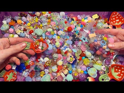 ASMR Bead Soup Scoops Roleplay (Whispered, Rummaging)