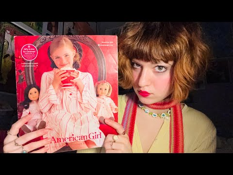 asmr ~ going thru the american girl catalogue (it’s 2008)