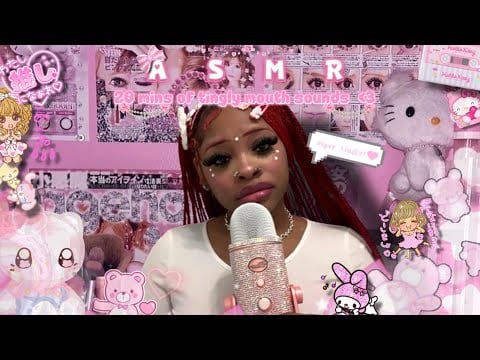 🎀 ASMR 🎀 | 20 Mins of Mouth Sounds + Kisses ( TINGLE OVERLOAD 😇)