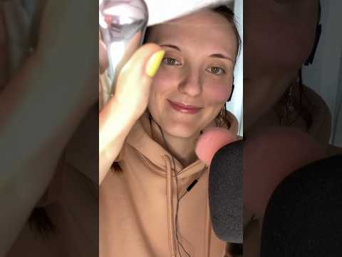 Mic Brushing & Brushing Camera ASMR 😴 #asmr #asmrita #micbrushing #brushing #shorts #relax