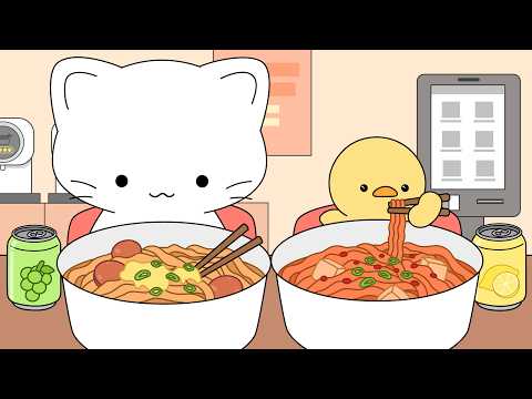 Self Ramen Store Mukbang | ASMR Animation