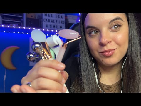 4K ASMR | te hago el skincare con todos los aparatos que tengo ♡