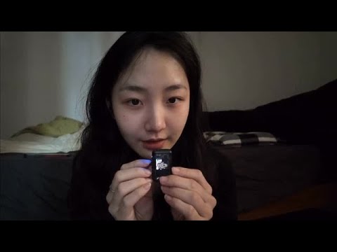 "KC Sleep Aid" uses a small microphone with less vocals and more oral sounds.