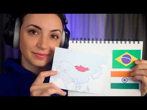 ASMR Testing You on Geography | Whispered for Sleep