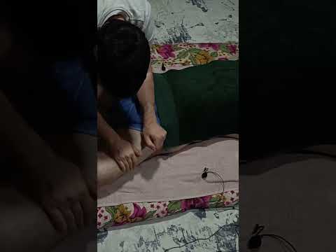 Turkish massage that relieves stress in the front thighs #satisfying #relaxing #asmr #short #massage
