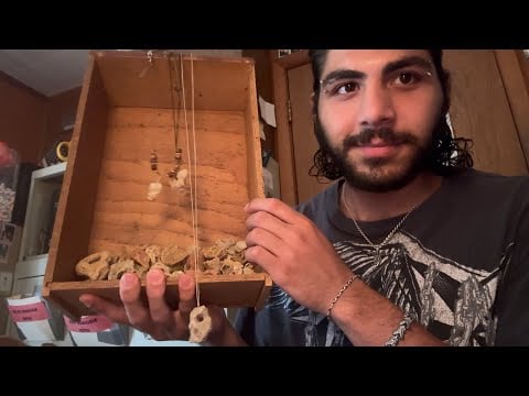 ASMR showing you my Rock collection + Friendship necklaces